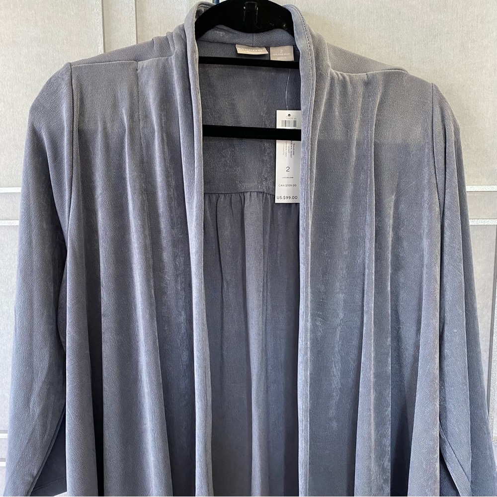 NWT Chico’s Travelers Acetate Jacket Chico’ Size 2 (=L)